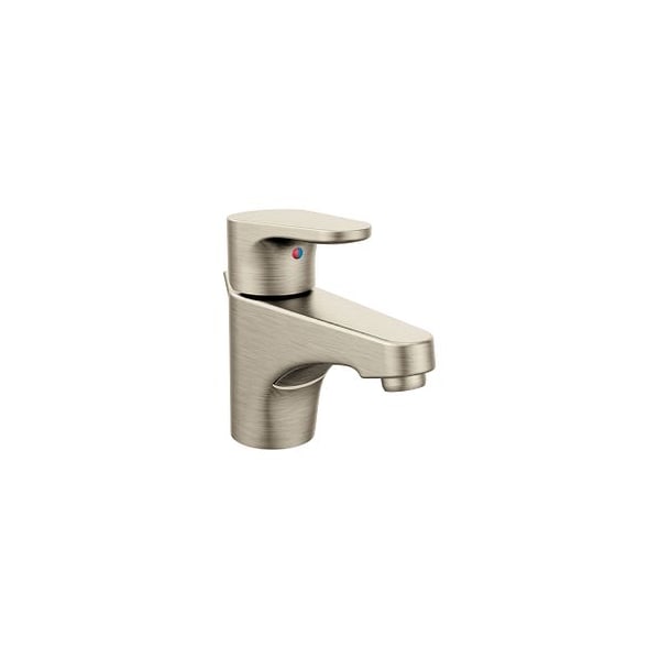 Brushed Nickel One-Handle Bathroom Faucet